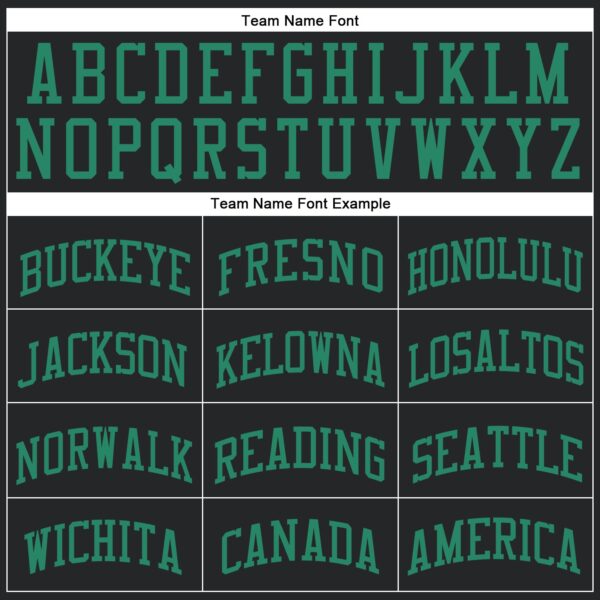 Custom Black Kelly Green Round Neck Suit Basketball Jersey