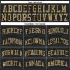 Custom Black Old Gold Round Neck Suit Basketball Jersey
