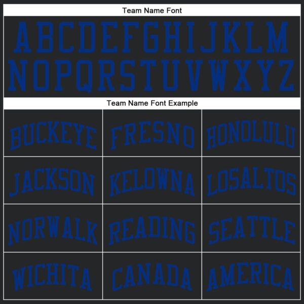 Custom Black Royal Round Neck Suit Basketball Jersey