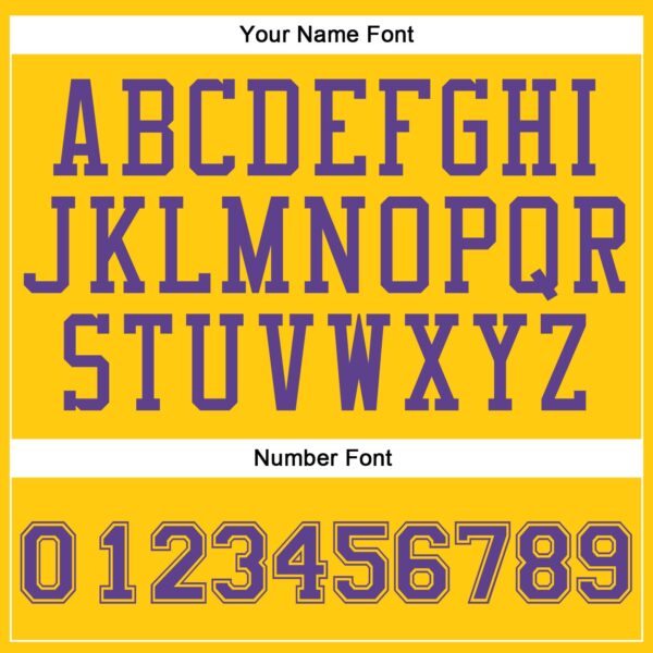 Custom Gold Purple Round Neck Suit Basketball Jersey