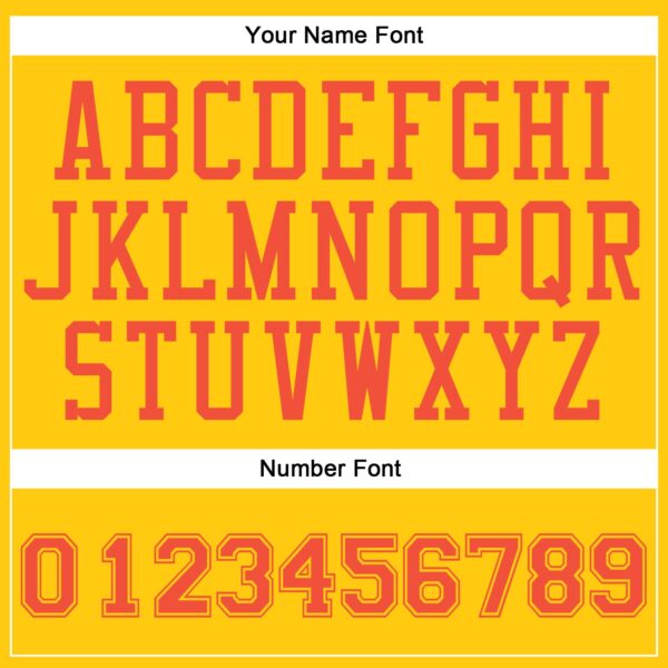 Custom Gold Orange Round Neck Suit Basketball Jersey