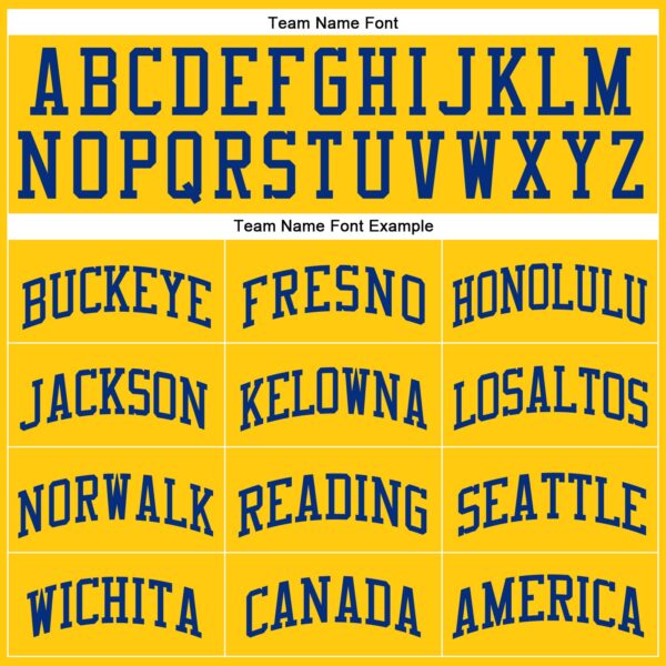 Custom Gold Royal Round Neck Suit Basketball Jersey