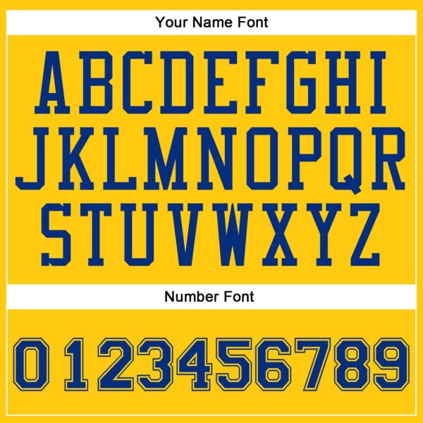 Custom Gold Royal Round Neck Suit Basketball Jersey