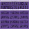 Custom Purple Black Round Neck Suit Basketball Jersey