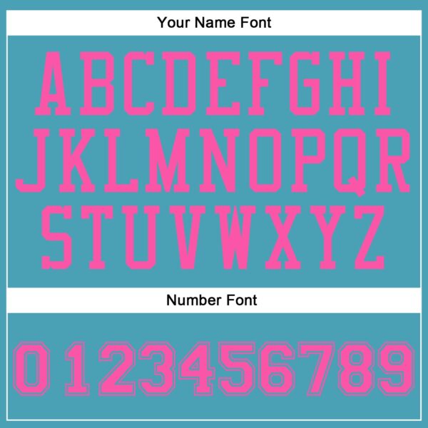 Custom Teal Pink Round Neck Suit Basketball Jersey