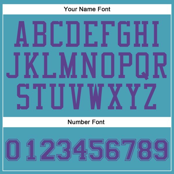 Custom Teal Purple Round Neck Suit Basketball Jersey