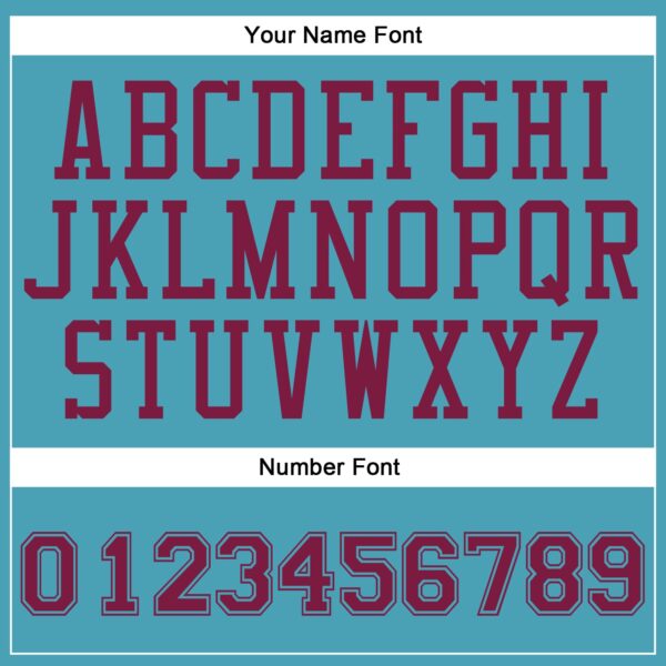 Custom Teal Maroon Round Neck Suit Basketball Jersey