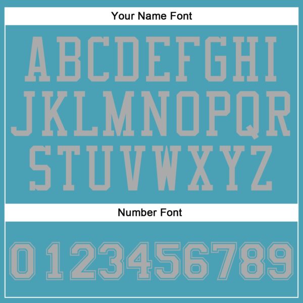 Custom Teal Gray Round Neck Suit Basketball Jersey