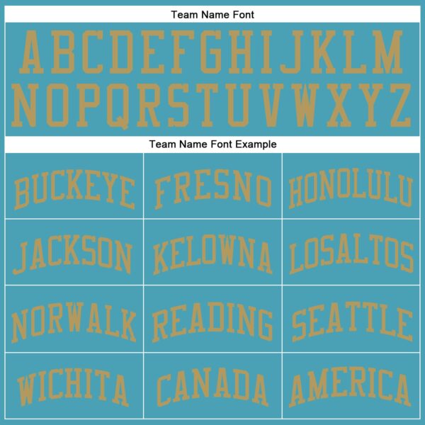 Custom Teal Old Gold Round Neck Suit Basketball Jersey