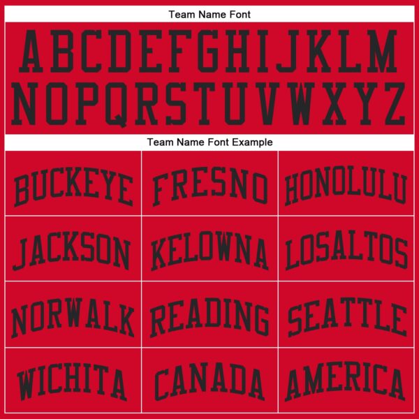 Custom Red Black Round Neck Suit Basketball Jersey