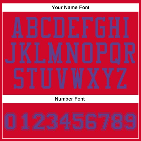 Custom Red Purple Round Neck Suit Basketball Jersey