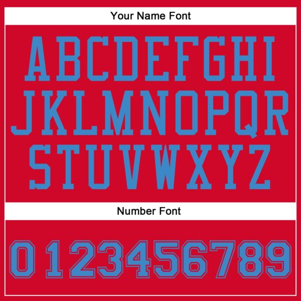 Custom Red Blue Round Neck Suit Basketball Jersey