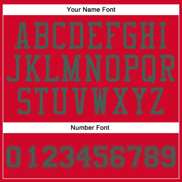 Custom Red Green Round Neck Suit Basketball Jersey