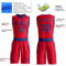 Custom Red Royal Round Neck Suit Basketball Jersey