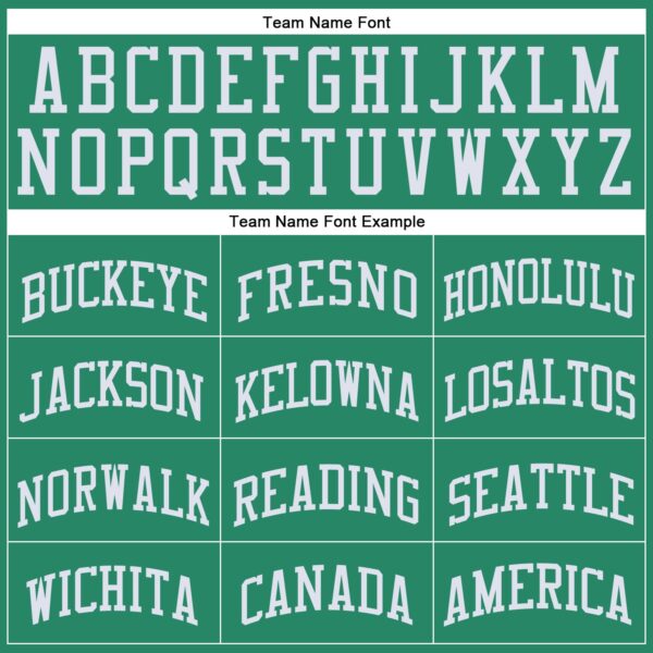 Custom Kelly Green White Round Neck Suit Basketball Jersey