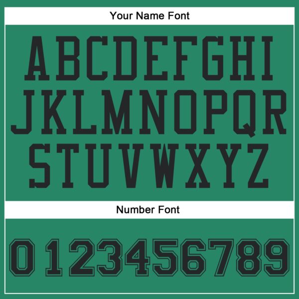 Custom Kelly Green Black Round Neck Suit Basketball Jersey