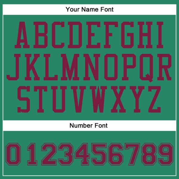 Custom Kelly Green Maroon Round Neck Suit Basketball Jersey