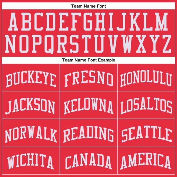 Custom Fire Red White Round Neck Suit Basketball Jersey