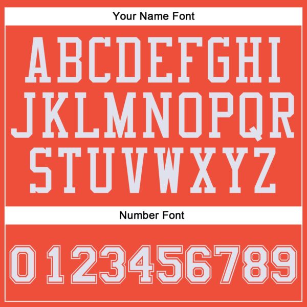 Custom Orange White Round Neck Suit Basketball Jersey