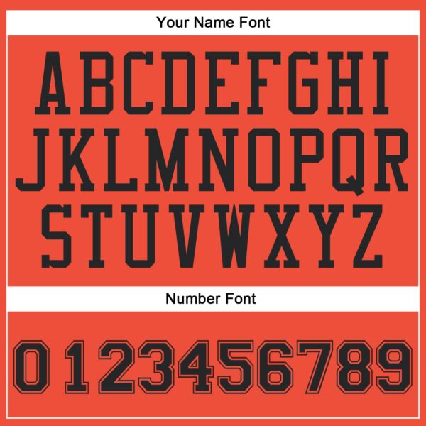 Custom Orange Black Round Neck Suit Basketball Jersey