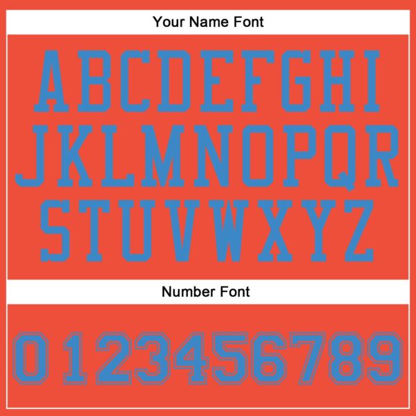 Custom Orange Blue Round Neck Suit Basketball Jersey