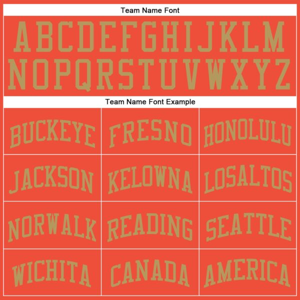 Custom Orange Old Gold Round Neck Suit Basketball Jersey