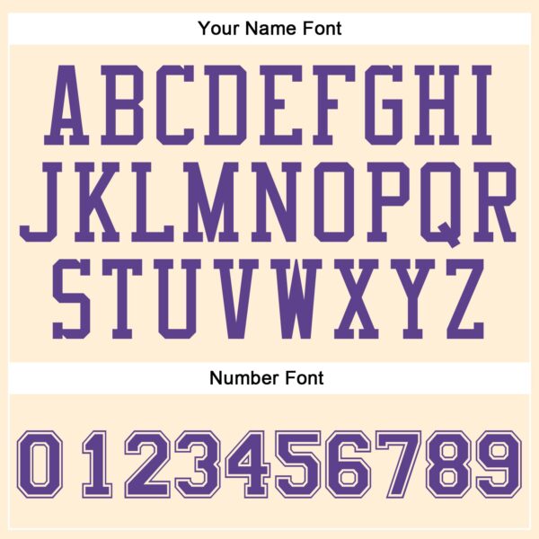 Custom Cream Purple Round Neck Suit Basketball Jersey