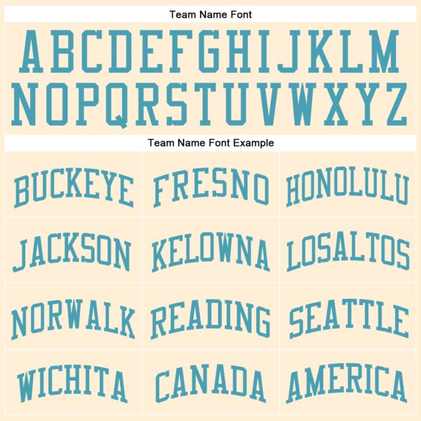 Custom Cream Teal Round Neck Suit Basketball Jersey