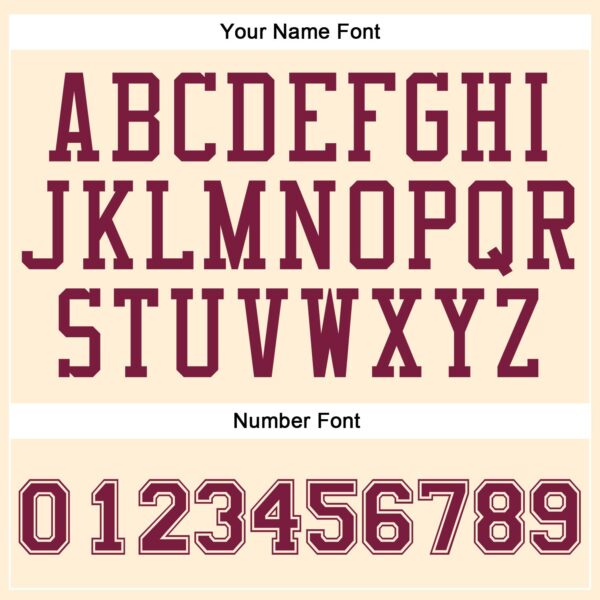 Custom Cream Maroon Round Neck Suit Basketball Jersey