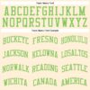 Custom Cream Neon Green Round Neck Suit Basketball Jersey