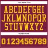 Custom Maroon Gold Round Neck Suit Basketball Jersey