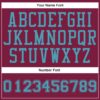 Custom Maroon Teal Round Neck Suit Basketball Jersey