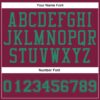 Custom Maroon Kelly Green Round Neck Suit Basketball Jersey
