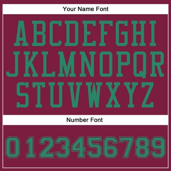 Custom Maroon Kelly Green Round Neck Suit Basketball Jersey