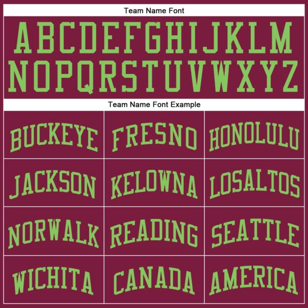 Custom Maroon Neon Green Round Neck Suit Basketball Jersey