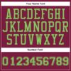 Custom Maroon Neon Green Round Neck Suit Basketball Jersey