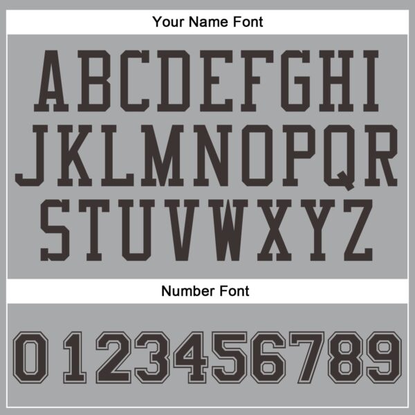 Custom Gray Brown Round Neck Suit Basketball Jersey