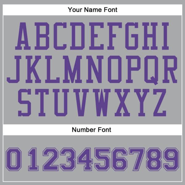 Custom Gray Purple Round Neck Suit Basketball Jersey