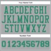 Custom Gray Kelly Green Round Neck Suit Basketball Jersey