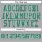 Custom Gray Kelly Green Round Neck Suit Basketball Jersey