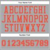 Custom Gray Orange Round Neck Suit Basketball Jersey