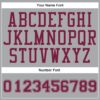Custom Gray Maroon Round Neck Suit Basketball Jersey