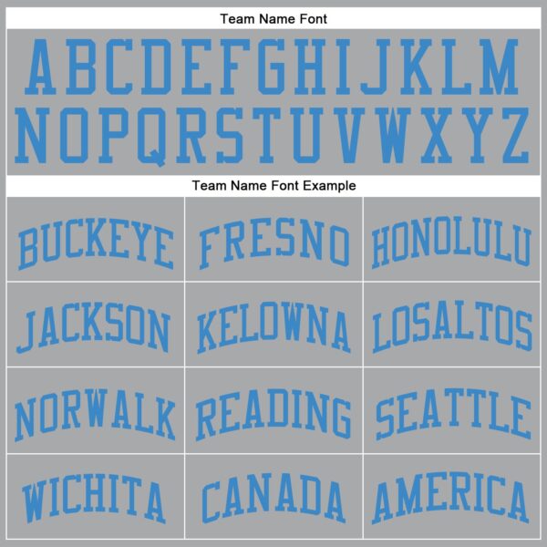 Custom Gray Blue Round Neck Suit Basketball Jersey