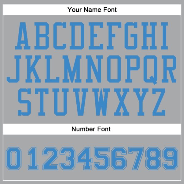 Custom Gray Blue Round Neck Suit Basketball Jersey