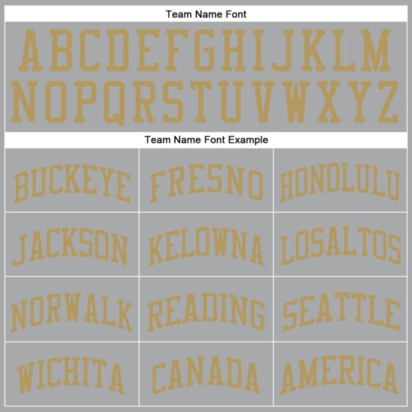 Custom Gray Old Gold Round Neck Suit Basketball Jersey