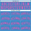 Custom Blue Pink Round Neck Suit Basketball Jersey
