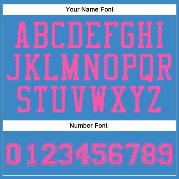 Custom Blue Pink Round Neck Suit Basketball Jersey