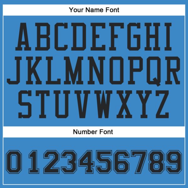 Custom Blue Black Round Neck Suit Basketball Jersey