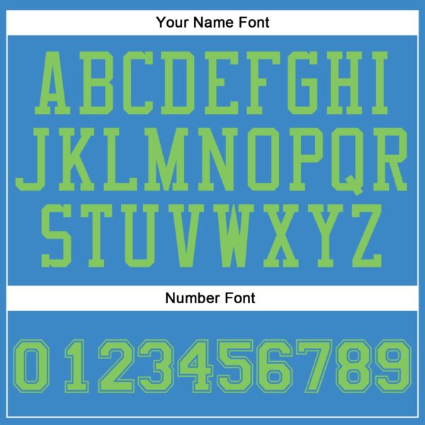 Custom Blue Neon Green Round Neck Suit Basketball Jersey