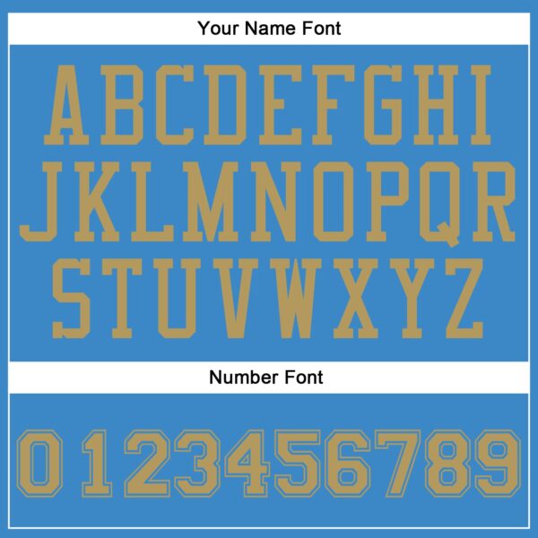 Custom Blue Old Gold Round Neck Suit Basketball Jersey